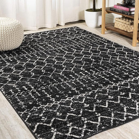 MOH101B-9 Moroccan Hype Boho Vintage Diamond Indoor Area-Rug Bohemian