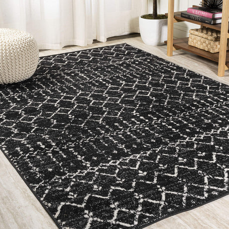 MOH101D-8 Moroccan HYPE Boho Vintage Diamond Indoor Area-Rug Bohemian Easy-Clea