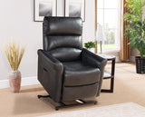 Eli Collection Modern Electric Leather Recliner Chair with Gentle Lower