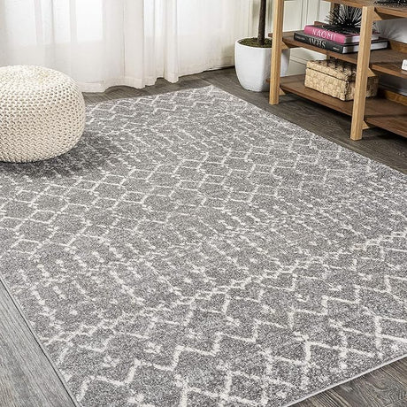 MOH101B-9 Moroccan Hype Boho Vintage Diamond Indoor Area-Rug Bohemian