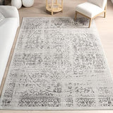 Arlena Vintage Traditional Area Rug 10x14 - Black Grey