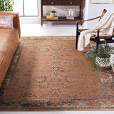 Vintage Collection Area Rug - 10' x 14', Turquoise & Multi, Oriental Distressed Viscose Design