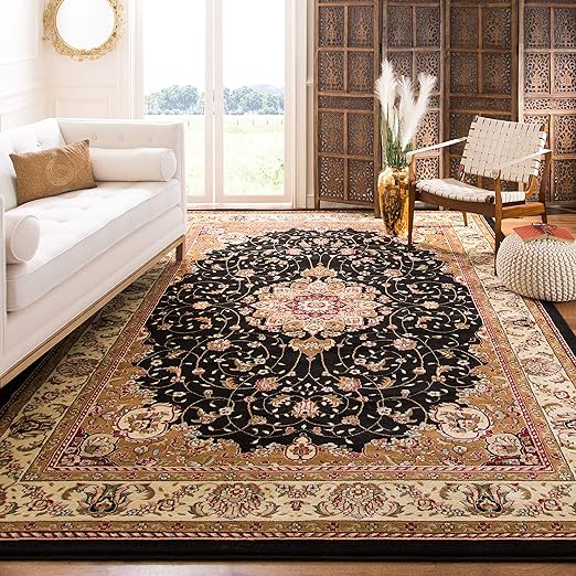Lyndhurst Traditional Oriental Area Rug 10' x 14' - Sage & Ivory