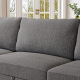 Reversible Modular Sectional Couch U Shaped Modular Sofa with Wide Chaise