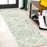 SMB105B-28 Estrella Bohemian Medallion Textured Weave Indoor Outdoor Area Rug