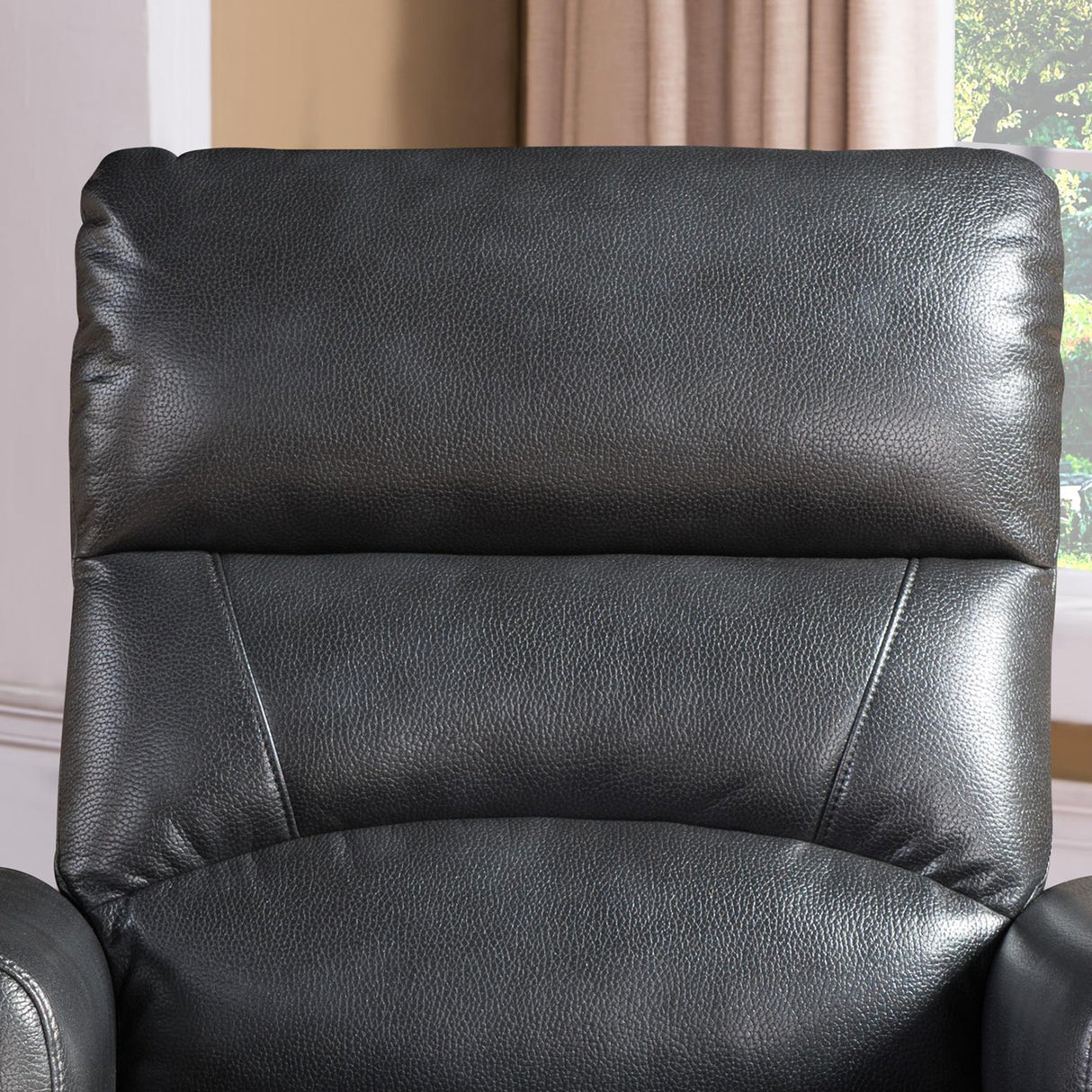 Eli Collection Modern Electric Leather Recliner Chair with Gentle Lower