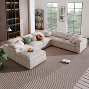 Oversized Cloud Sofa Couch Set for Living Room