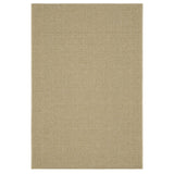 Veranda Tonal Woven Basket Weave Indoor-Outdoor Rug Light Brown 3'7" x 5'6" 4' x 6'