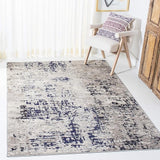Madison Collection 8' x 10' BeigeWine MAD471C Modern Abstract Non-Shedding