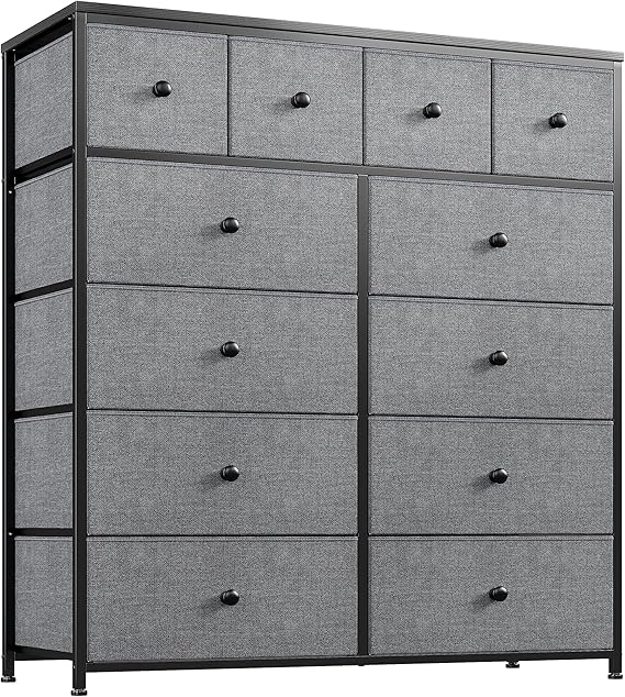 Dresser, Dresser for Bedroom with 12 Drawers