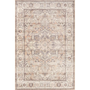 Mylah Cotton Traditional Area Rug - 8x10 Area Rug Traditional Beige/Light Orange Rugs
