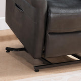 Eli Collection Modern Electric Leather Recliner Chair with Gentle Lower