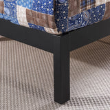Cottage Style Platform Bed, Queen, Black