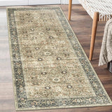 Machine Washable Area Rug Runner - Living Room Bedroom Bathroom Kitchen Entryway