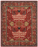 Handmade Traditional Oriental Wool Area Rug 10' x 14' Red Multi