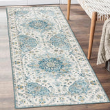 Machine Washable Area Rug Runner - Living Room Bedroom Bathroom Kitchen Entryway