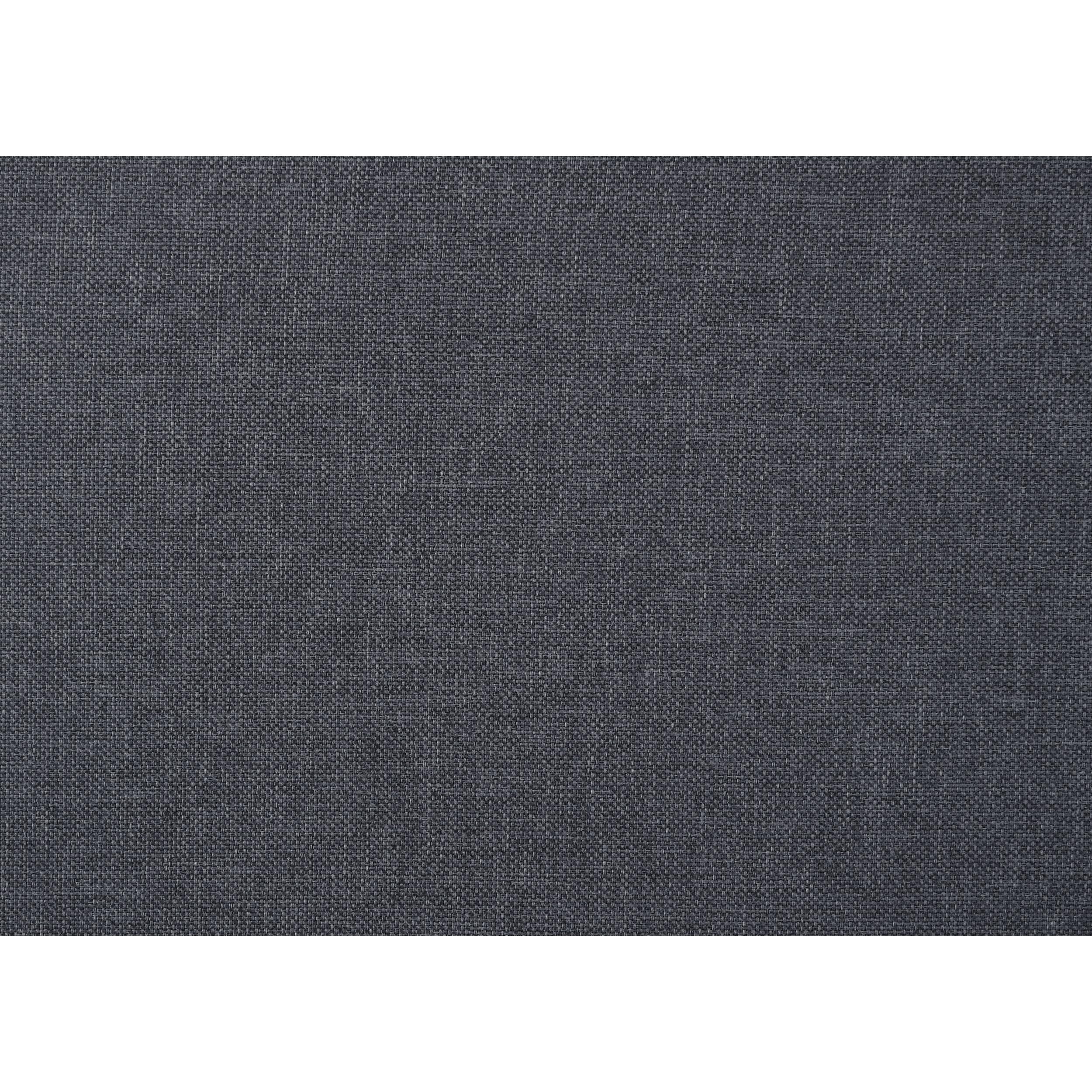 Maze King Size Bed, Button Tufted, Nailhead Trim, Gray Fabric Upholstery