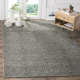 SAFAVIEH Montauk Collection Area Rug - 8' x 10', Grey & Multi, Handmade Cotton, Ideal for High Traffic Areas in Living Room, Bedroom (MTK602G)