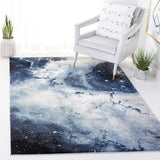 Galaxy Collection 4' x 6' Orange / Multi GAL109D Abstract Non-Shedding