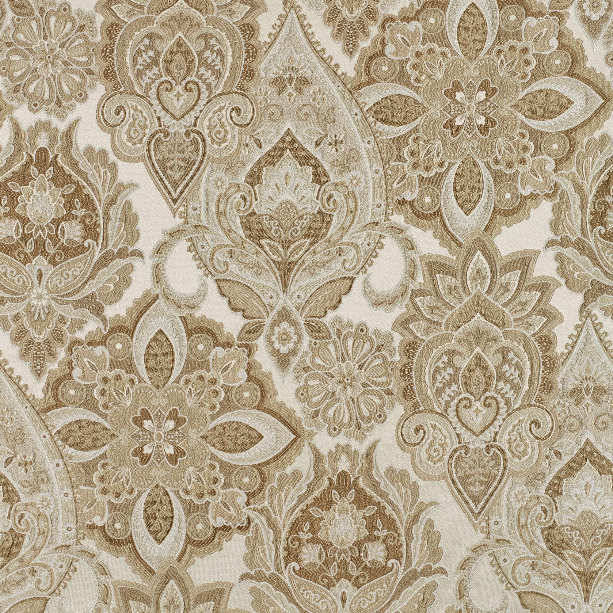 Albany 4-Piece King Comforter Set - Champagne Damask Bedding