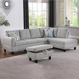 Couches for Living Room L Shaped Couch Upholstered Futon Sofa Comfy