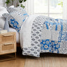 Oversized Comforter Bedding Set Down Alternative All-Season Warmth, Soft Reversible