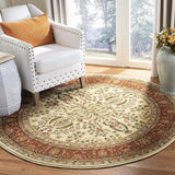 Lyndhurst Collection Area Rug - 10' x 14', Red & Black, Traditional Oriental Design,