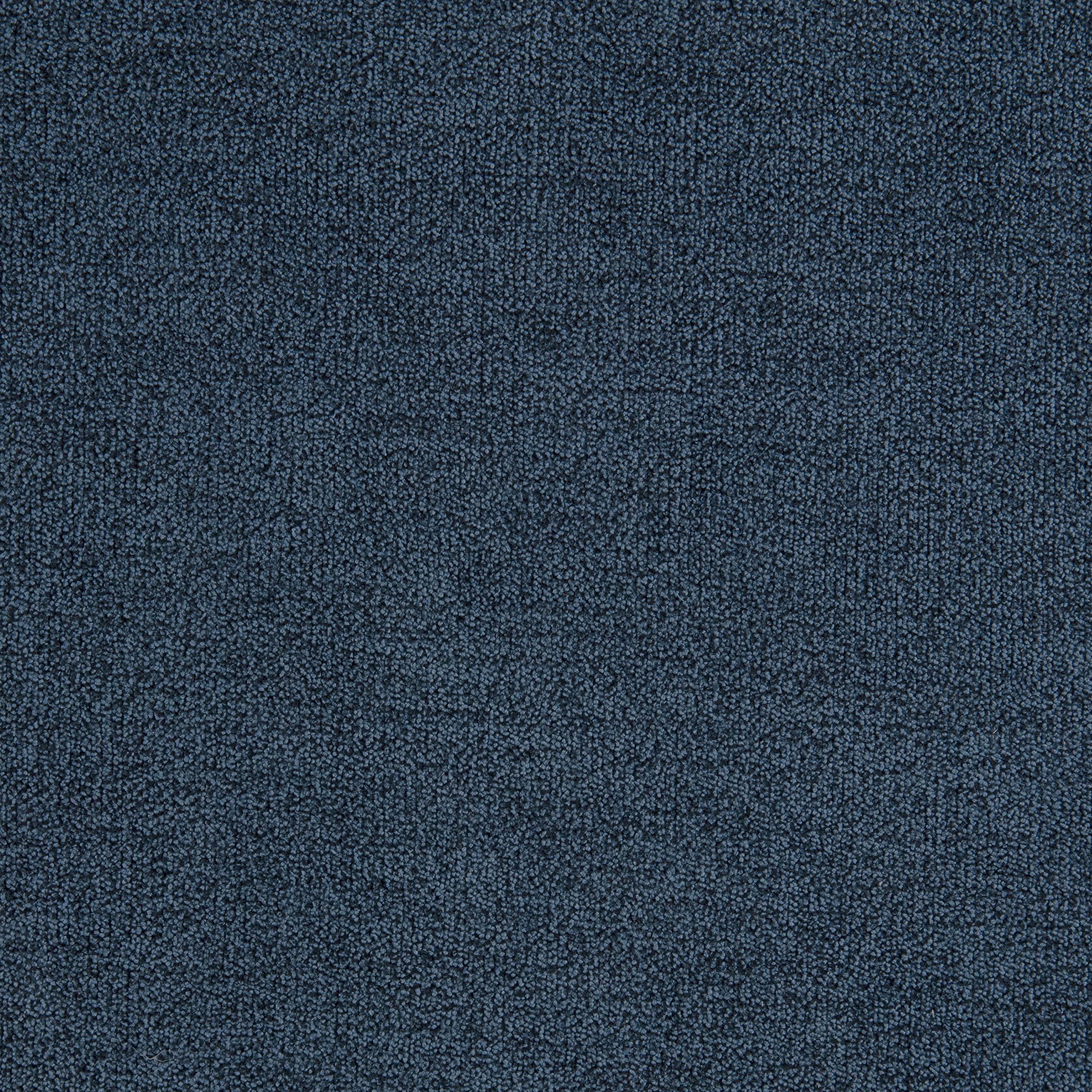 Fabric Push Back Reclining Chair, Navy Blue