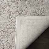 Reflection Collection Area Rug 9x12 - Beige & Cream Non-Shedding Rug