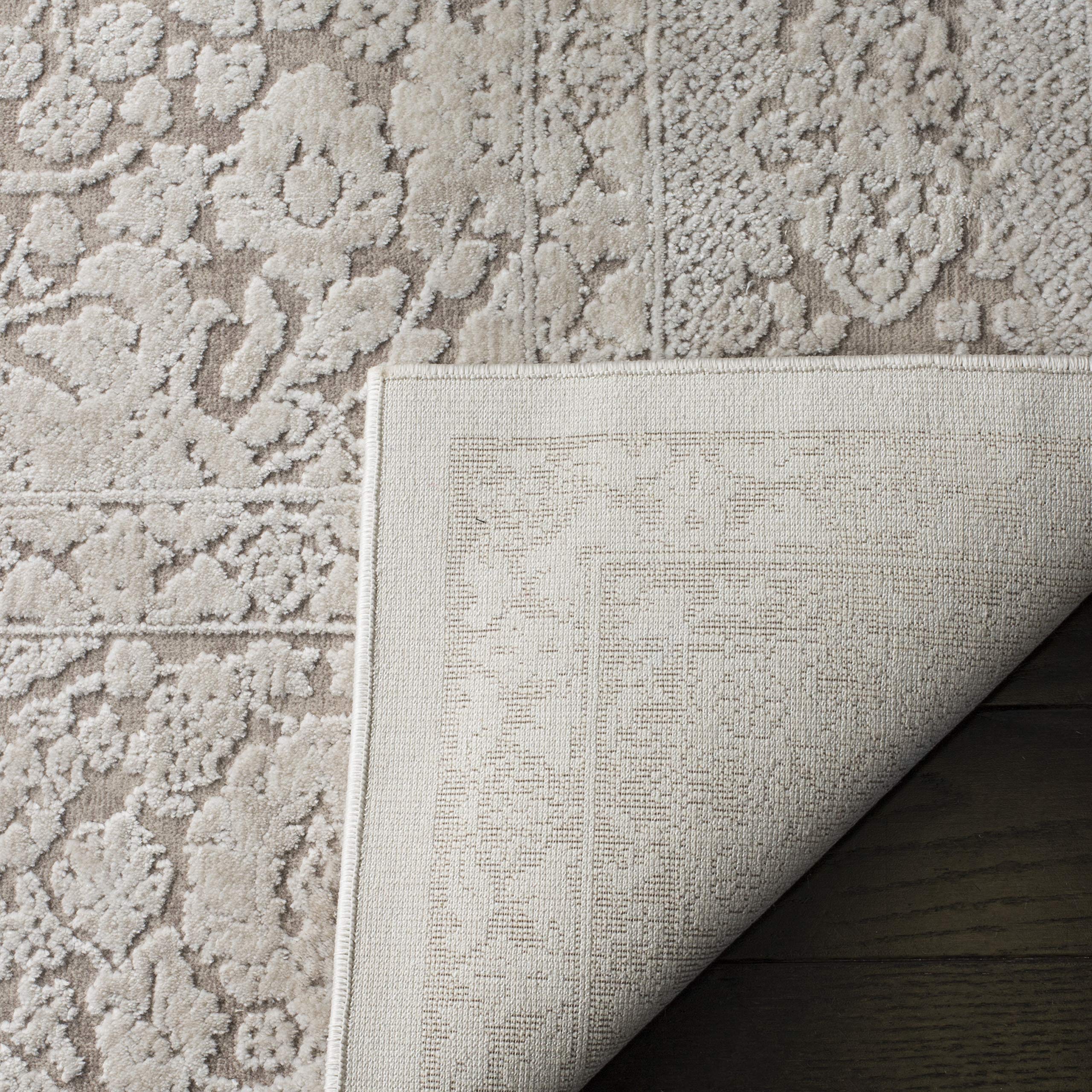 SAFAVIEH Area Rug 9x12 - Reflection Collection - Large - Beige & Cream, Non-Shedding & Easy Cleaning, Ideal for Living Room, Bedroom, Dining Space (RFT667A)