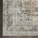 Concerto Persian Beige/Grey 3'9" x 5'9" Area -Rug, Easy -Cleaning, Non Shedding