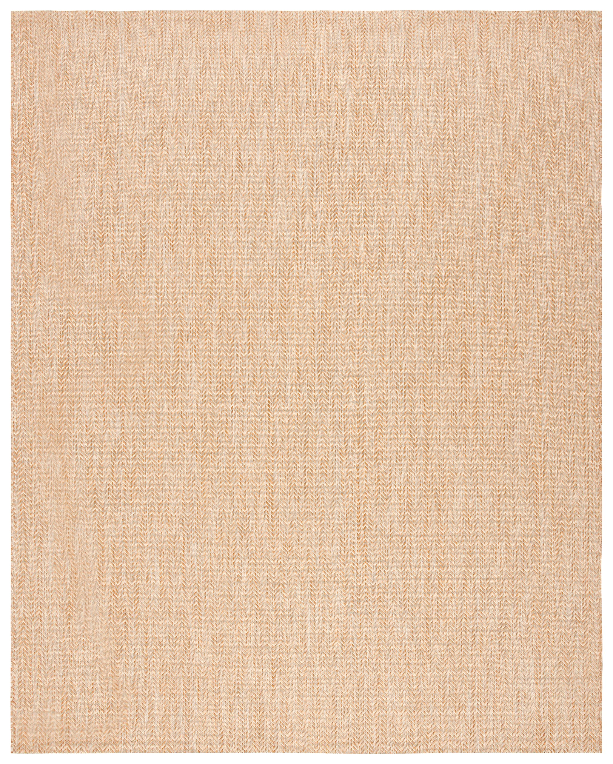 Courtyard Collection Area Rug - 8' x 10', Natural & Cream, Non-Shedding & Easy Care