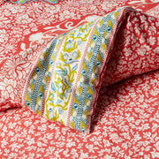 Amrita Medallion Comforter Set, Twin, Coral