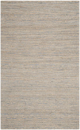 Cape Cod Collection Area Rug - 9' x 12', Grey & Sand, Handmade Flat Weave Jute