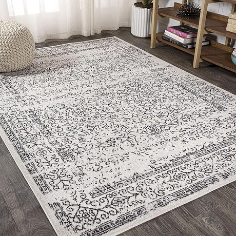 BMF108C-28 Bohemian Filigree Modern Indoor Area -Rug Floral Vintage Casual Easy