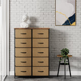 Dresser Organizer, Chest of Drawers-Dresser for Bedroom, Hallway, Entryway, Closets,