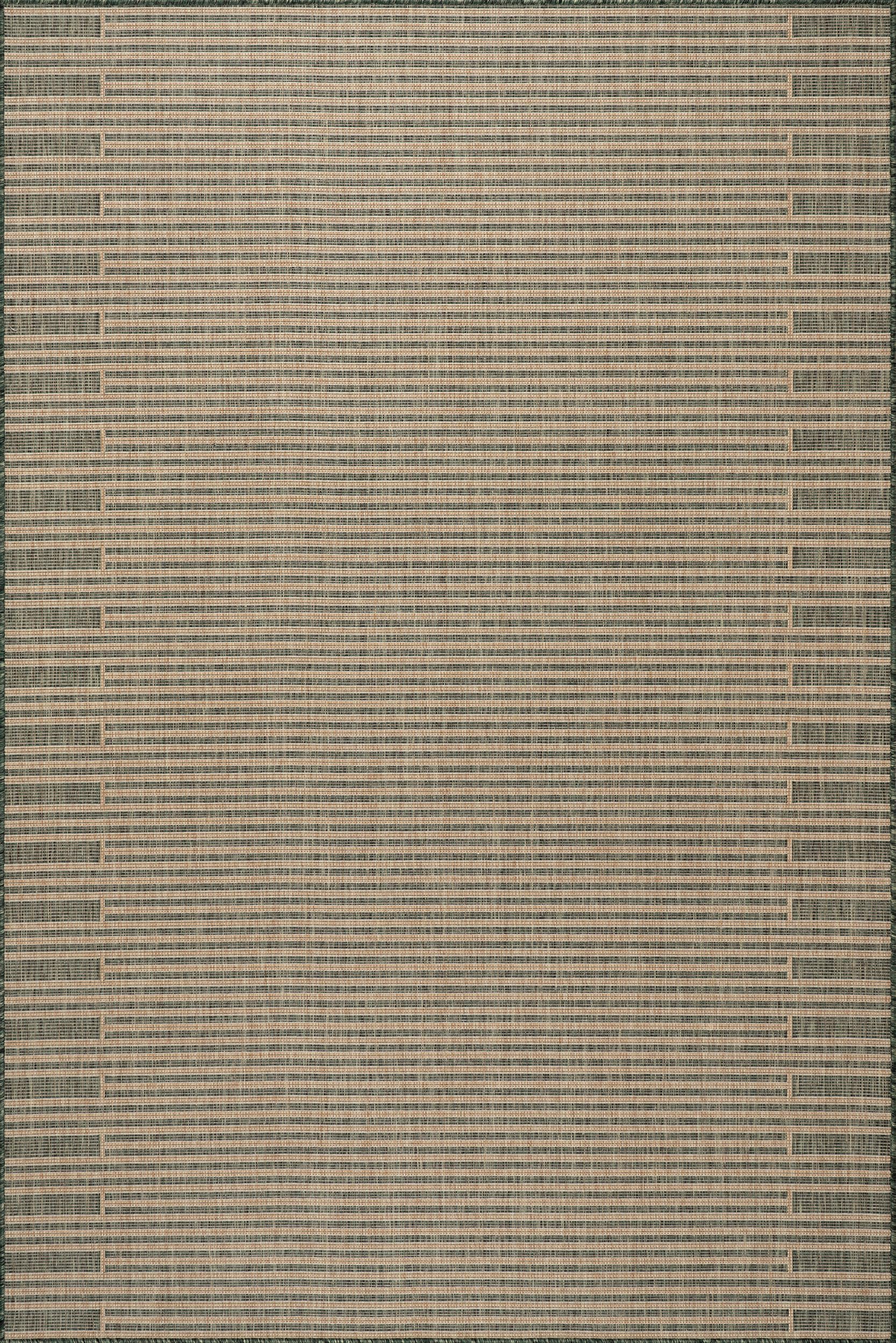 Nuloom Debrin Striped 9' x 12' Indoor/Outdoor Area Rug for Living Room Patio Deck Front Porch, Green