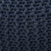 Nahunta Pouf, Navy Blue
