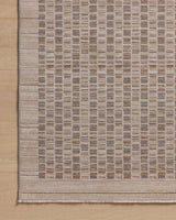 Amber Lewis Cali Collection CIL-02 Natural/Slate 9'-6" x 13', .25" Pile Height, Area Rug