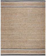 Natural Jute Area Rug 8x10 - Handwoven Boho Farmhouse Style