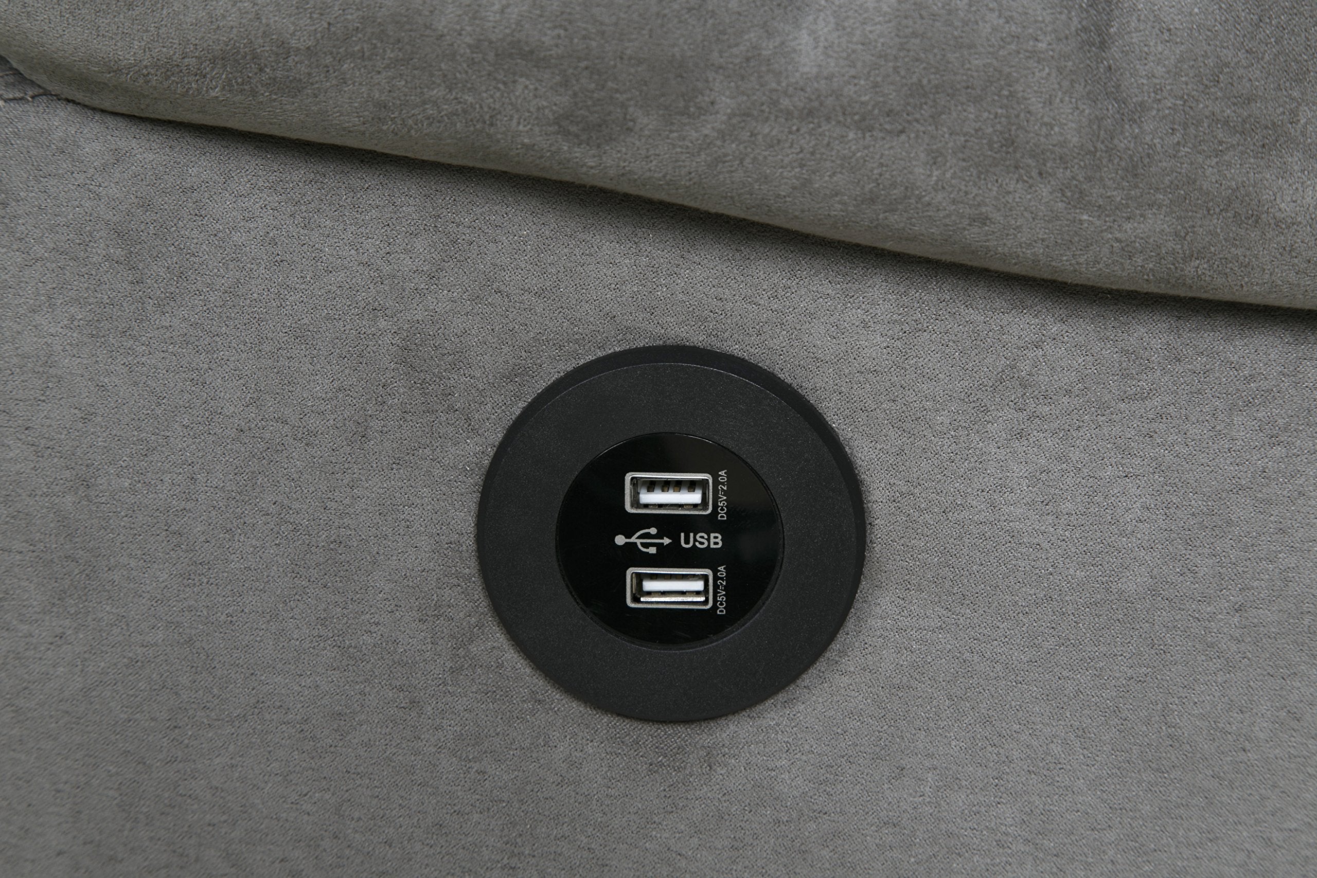 Relaxzen Massage Recliner Chair – Heat, USB, & Remote-Controlled Vibration