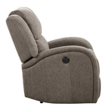 Power Recliner, Brown