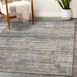 Florance Collection 86010 Gold 9x12 Modern Area Rug