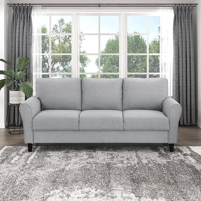 W Loveseat Sofa, Mid Century Modern Decor Love Seat Couches for Living Room