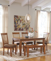 Berringer 17.5 Inch Rustic Traditional Dining Bench