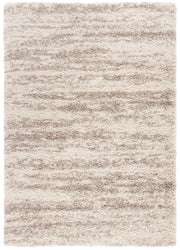 SAFAVIEH Hudson Shag Collection Area Rug - 6' x 9', Ivory & Beige, Modern Design, Non-Shedding & Easy Care, 2-inch Thick Ideal for High Traffic Areas in Living Room, Bedroom (SGH206B)