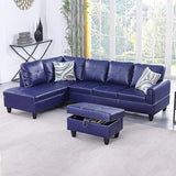 MZX-Bill-SS-00072-LWJ Sectional, Blue - R