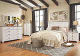 Willowton 5 Drawer Chest of Drawers, Two-tone Brown and Whitewash