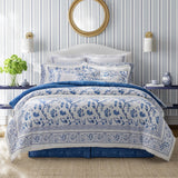King Comforter Set, Cotton Bedding with Matching Shams & Bed Skirt, Stylish Home Decor