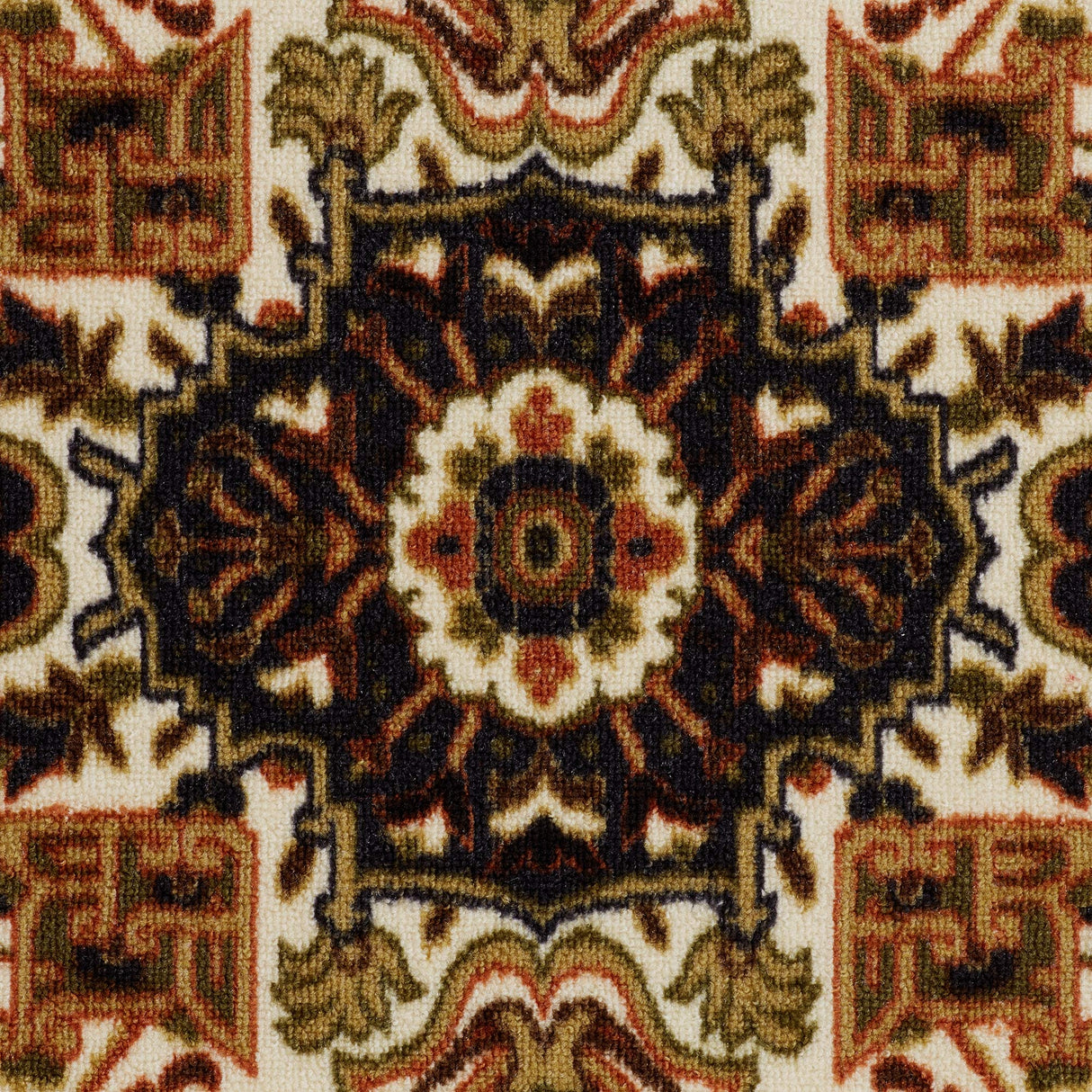 Rugs Alfombras Oriental Traditional 8x10 Non-Skid (Non-Slip) Low Profile Pile Rubber